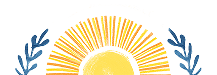 illustration bottom sun