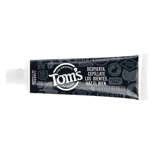 Crema dental natural, sin flúor ni SLS sabor hierbabuena revitalizante.